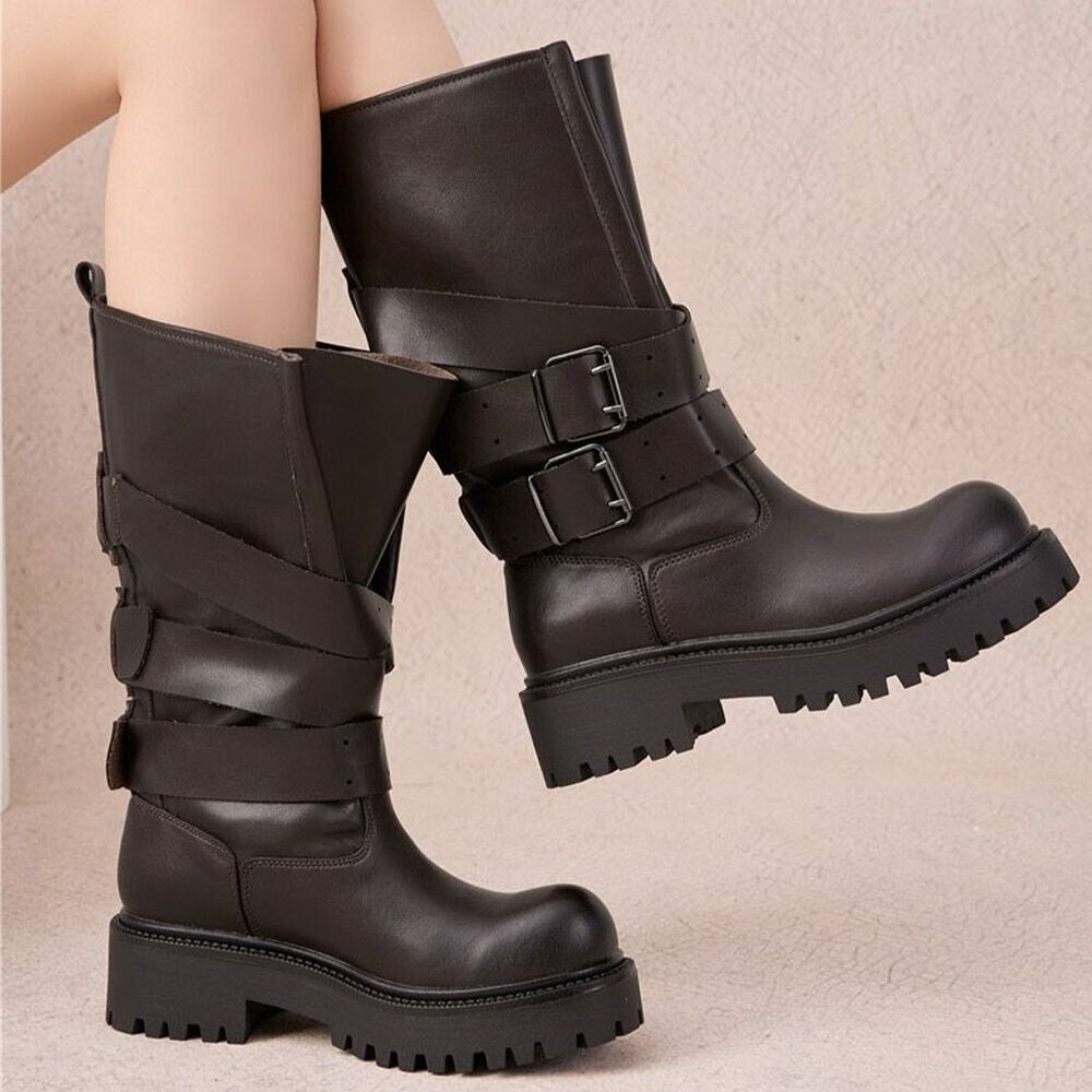 CHAUSSURES FEMME BOTTES MISS AVA CHOCO SIMICUIR