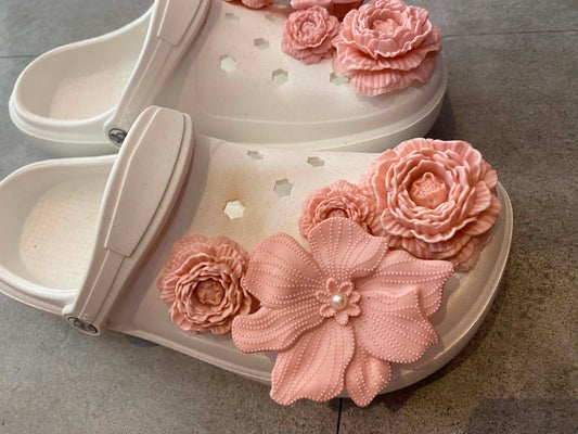 Sabots « Romantic Petals » – Douceur Florale & Confort