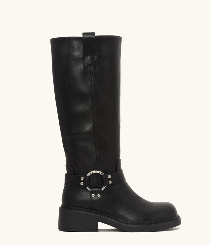 CHAUSSURES FEMME BOTTES HAUTES MISS ABBY NOIR