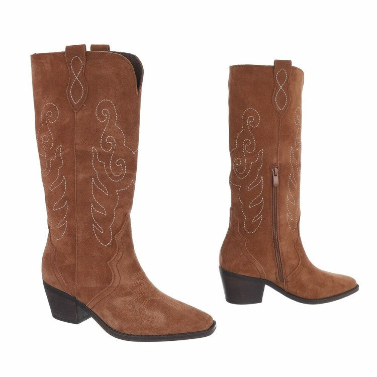 BOTTES MISS DINKIE CAMEL DAIM VERITABLE