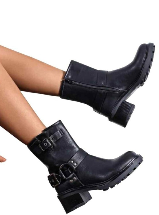 BOTTINES BICKER FEMME MISS SOFIA NOIR