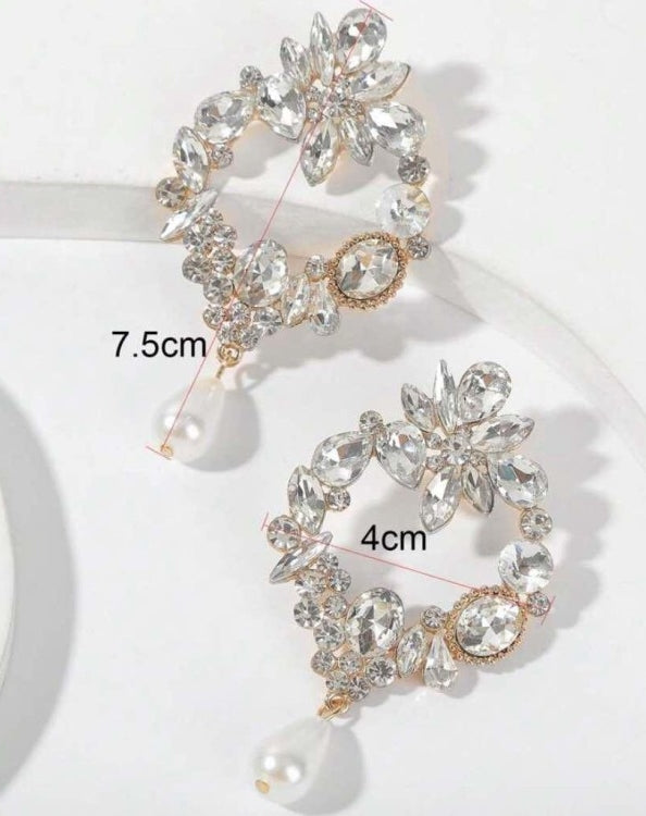 Boucles d’Oreilles Cristal Elegance – Glamour Intemporel