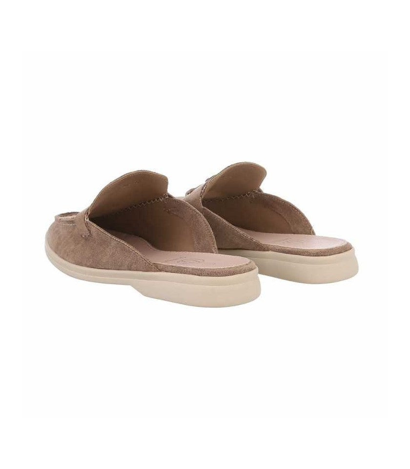 CHAUSSURES FEMME MOCASSINS OUVERT MISS LILLY TAUPE