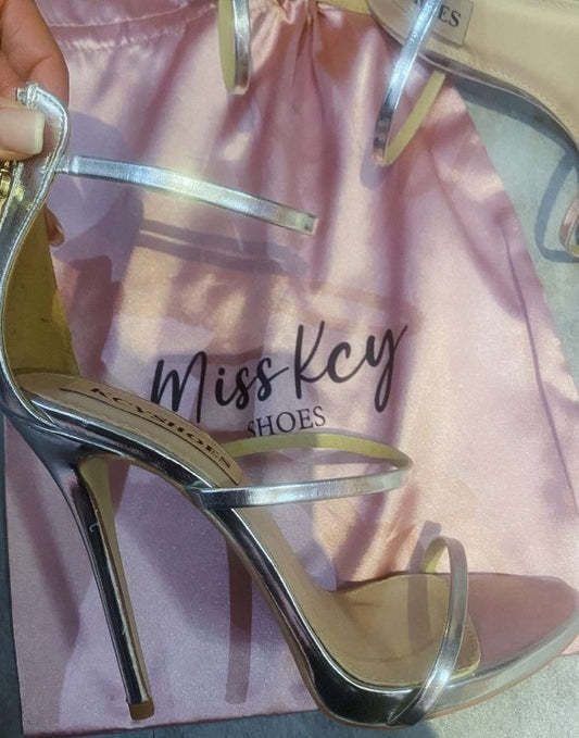 CHAUSSURES FEMME TALON SOIREE MARIAGE ARGENT MISS ALYCE