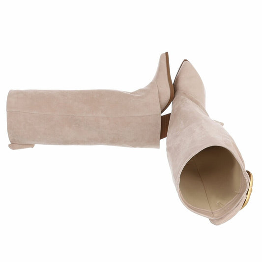 CHAUSSURES FEMME BOTTES WESTERN MISS CHARLIE BEIGE