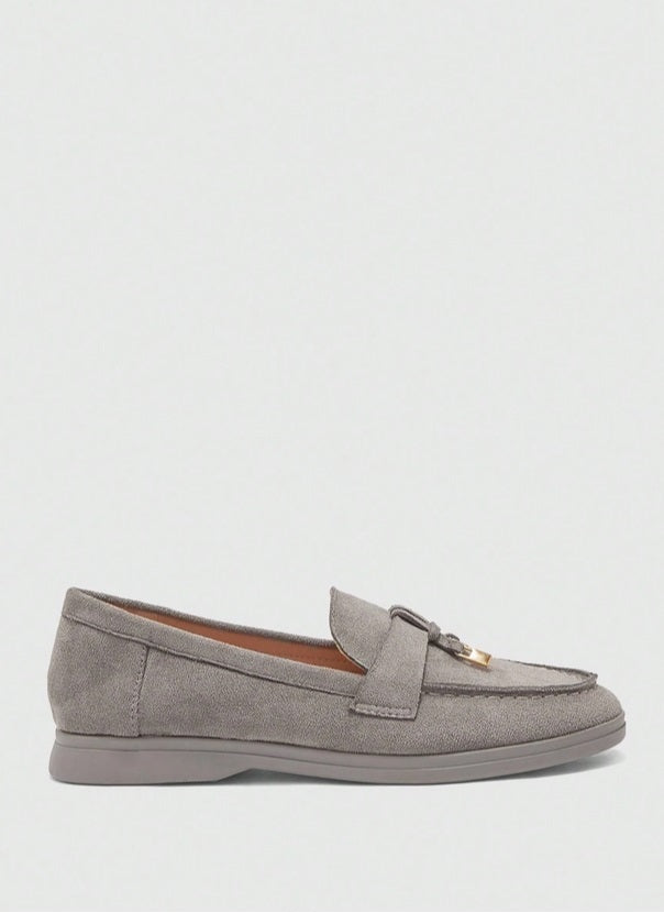 Mules Loafers fermée gris