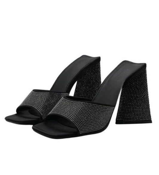 TALON PYRAMIDE MISS CANDY NOIR