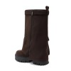 BOTTINES A REVERS ET POCHE SUEDINE MISS PEDGE CHOCO