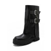 BOTTES A REVERS ET BOUCLES MISS SANDY NOIR