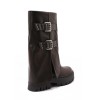 BOTTES A REVERS ET BOUCLES MISS SANDYCHOCO MARRON