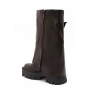 BOTTES A REVERS ET BOUCLES MISS SANDYCHOCO MARRON