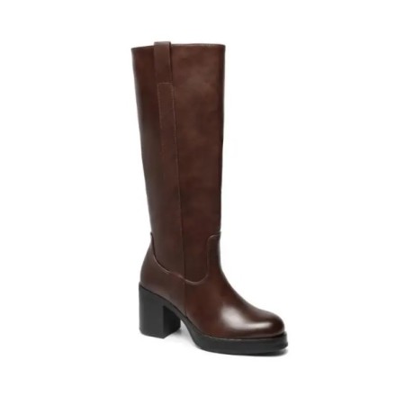 BOTTES CAVALIERE A PLATFORM MISS CAVALERIO MARRON CHOCO