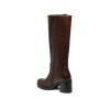 BOTTES CAVALIERE A PLATFORM MISS CAVALERIO MARRON CHOCO