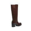 BOTTES CAVALIERE A PLATFORM MISS CAVALERIO MARRON CHOCO