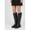 CHAUSSURES FEMME BOTTES HAUTES CAVALIERE NOIR MISS CLARA