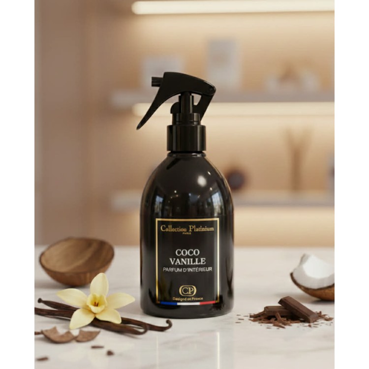 Parfum d'Intérieur "Coco Vanille" - Collection Platinium (250ml)
