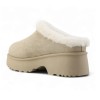 CHAUSSURES FEMME MULES FOURREES MISS MULA BEIGE