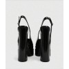 Escarpins Slingback à Plateforme XL – Vernis Noir MISS ADALINE NOIR