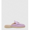Mules Loafers Lilas à Détails Bijoux