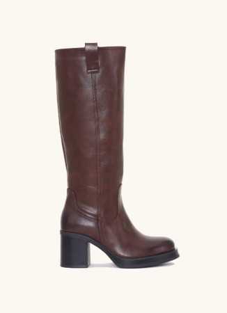 CHAUSSURES FEMME BOTTES TALON CARRE MISS MOLLY BROWN