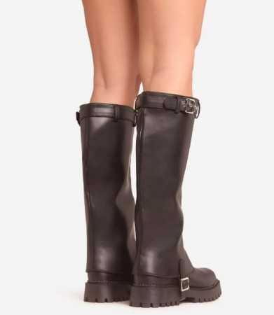 CHAUSSURES FEMME BOTTES HAUTES BICKER MISS MOLLY NOIR