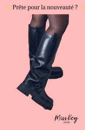 CHAUSSURES FEMME BOTTES HAUTES BICKER MISS MARJO