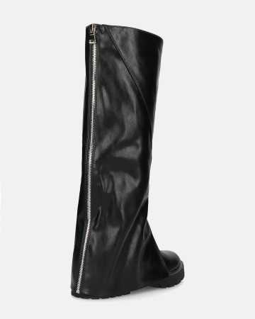 CHAUSSURES FEMME BOTTES HAUTES BICKER JAMIE NOIR