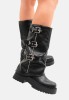 CHAUSSURES FEMME BOTTES BICKER BOUCLES MISS NINA