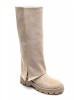 CHAUSSURES FEMME BOTTES HAUTES RECOUVERT BEIGE MISS BILLIE