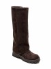 CHAUSSURES FEMME BOTTES HAUTES RECOUVERT MARRON CHOCO MISS BILLIE