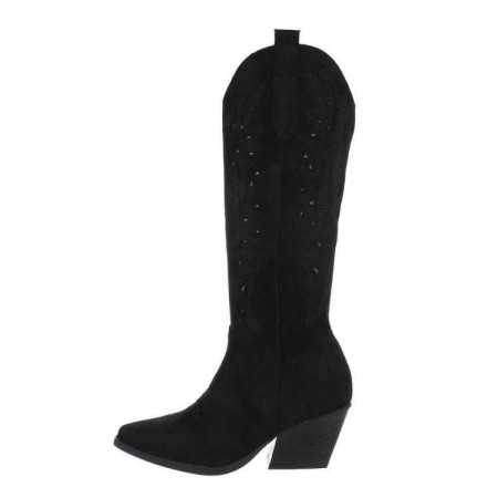 BOTTES WESTERN HAUTES MISS LARISSA NOIR TAILLE 39