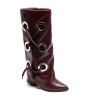 CHAUSSURES FEMME BOTTES HAUTES MISS GLAM LOOPS BORDEAUX