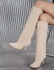 CHAUSSURES FEMME BOTTES SUEDINE MISS SEPHORA BEIGE