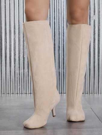 CHAUSSURES FEMME BOTTES SUEDINE MISS SEPHORA BEIGE