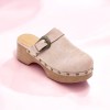 CHAUSSURES FEMME SABOT BOUCLE MISS LALITA ROSE PALE