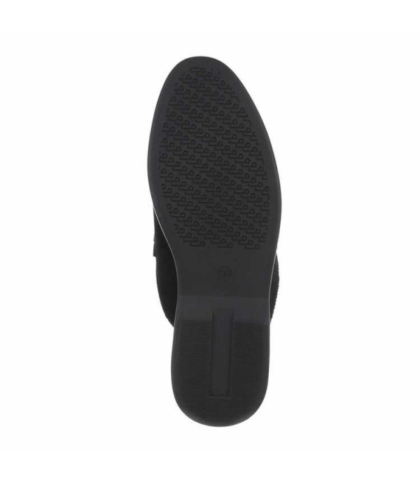 CHAUSSURES FEMME MOCASSINS OUVERT MISS LILLY NOIR