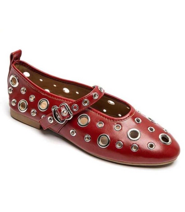 CHAUSSURES FEMME BALLERINE RIVETS MISS NATHALIE BORDEAU