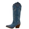 BOTTES WESTERN BRODEE MISS DYANA DENIM