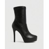 CHAUSSURES FEMME BOTTINES SIMILI CUIR PLATFORM MISS JUDITH