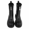 CHAUSSURES FEMME BOTTES BOTTINES ZIP MISS DANIA NOIR