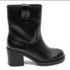 CHAUSSURES FEMME BOTTES BOTTINES TALON NOIR MISS CHANA NOIR