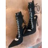 CHAUSSURES FEMME TALON NOIR CHAINES MISS ALIZE PROMO