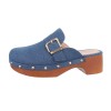 CHAUSSURES FEMME SABOT DENIM MISS CLARA  CLOGS SHOES JEAN