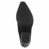 CHAUSSURES FEMME SABOTS WESTERN STYLE BOUT POINTUE NOIR