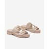 Chaussures femme sandales platform cuir vegan Miss Carly Beige