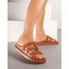 Chaussures femme sandales platform cuir vegan Miss Carlota Camel