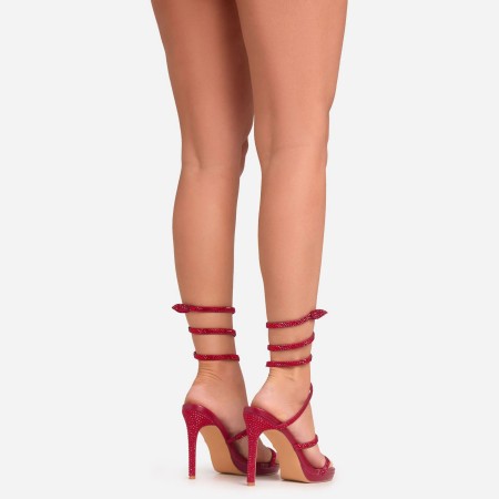 CHAUSSURES FEMMES SANDALES TALON HAUT PLATFORM STRASS DIAMANTE MISS REDMOON