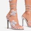 copy of CHAUSSURES FEMME TALON SOIREE MARIAGE MISS FLOWER ARGENT
