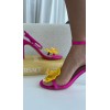 CHAUSSURES FEMME TALON SANDALES ORCHIDE MISS CHARLY FUSCHIA JAUNE