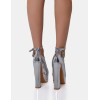 CHAUSSURES FEMME TALON HAUT PLATFORM ESCARPINS MISS SHANICE SILVER